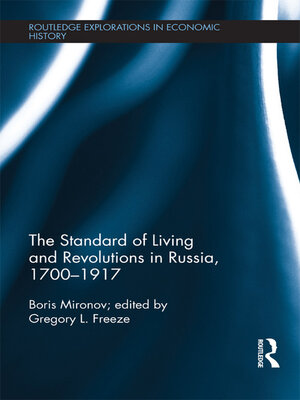 cover image of The Standard of Living and Revolutions in Imperial Russia, 1700-1917